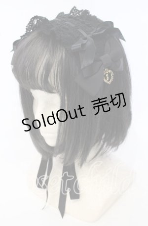 画像: BABY,THE STARS SHINE BRIGHT / プリンセスドロップヘッドドレス  クロ O-25-10-10-021-BA-AC-IG-OS