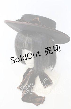 画像: Enchantlic Enchantilly / Dolled up Hat　ハット  ブラウン O-25-10-10-023-LO-AC-IG-ZT-K011