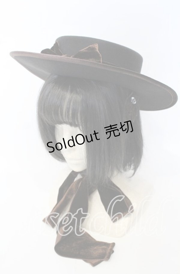 画像1: Enchantlic Enchantilly / Dolled up Hat　ハット  ブラウン O-25-10-10-023-LO-AC-IG-ZT-K011 (1)