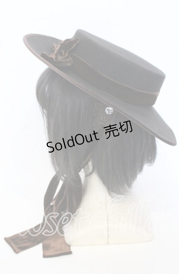 画像2: Enchantlic Enchantilly / Dolled up Hat　ハット  ブラウン O-25-10-10-023-LO-AC-IG-ZT-K011 (2)