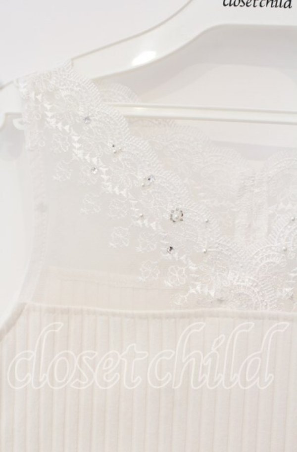 画像2: axes femme / 吸水速乾レースタンク F オフ O-25-10-11-026-AX-TO-IG-ZT052 (2)