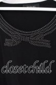 画像2: INGEBORG / ドットリボンデザインカットソー 11号 クロ O-25-10-11-033-LO-TO-OW-OS (2)
