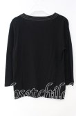 画像3: INGEBORG / ドットリボンデザインカットソー 11号 クロ O-25-10-11-033-LO-TO-OW-OS (3)