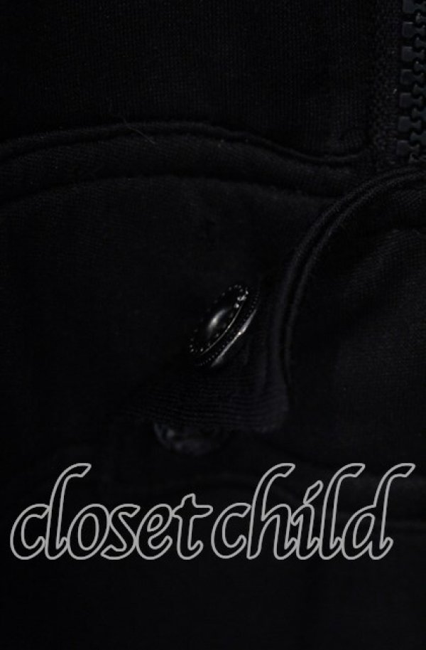 画像2: Qutie Frash / ミリタリーオールインワン  ブラック O-25-10-11-057-QU-OP-OW-OS (2)