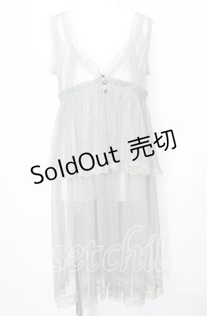 画像: axes femme / ドットチュール重ねジレ  グリーン O-25-10-11-1042-AX-TO-IG-OS