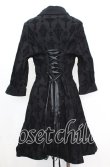 画像3: KILL STAR / Vanda Flocked Collar Dress ドレス XL ブラック O-25-10-11-1050-SL-OP-IG-OS (3)