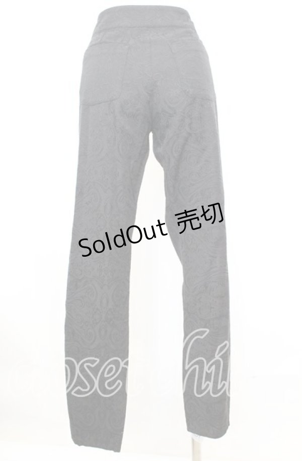 画像3: 【SALE】axes femme / premium ジャガードパンツ M クロ O-25-10-11-1005-AX-PA-IG-ZT002 (3)