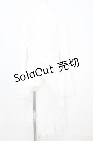画像: Triple fortune / ロングテールブラウス  ホワイト O-25-10-11-1053-EL-BL-IG-OS