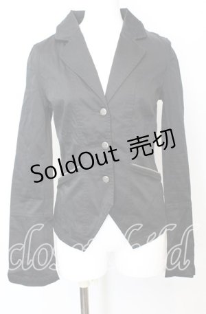 画像: Ozz oneste / ジップポケットジャケット  ブラック O-25-10-11-1055-OO-JA-IG-ZY