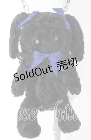 画像: BABY,THE STARS SHINE BRIGHT / うさくみゃポシェット  クロ×ブルー O-25-10-11-1059-BA-BG-IG-OS