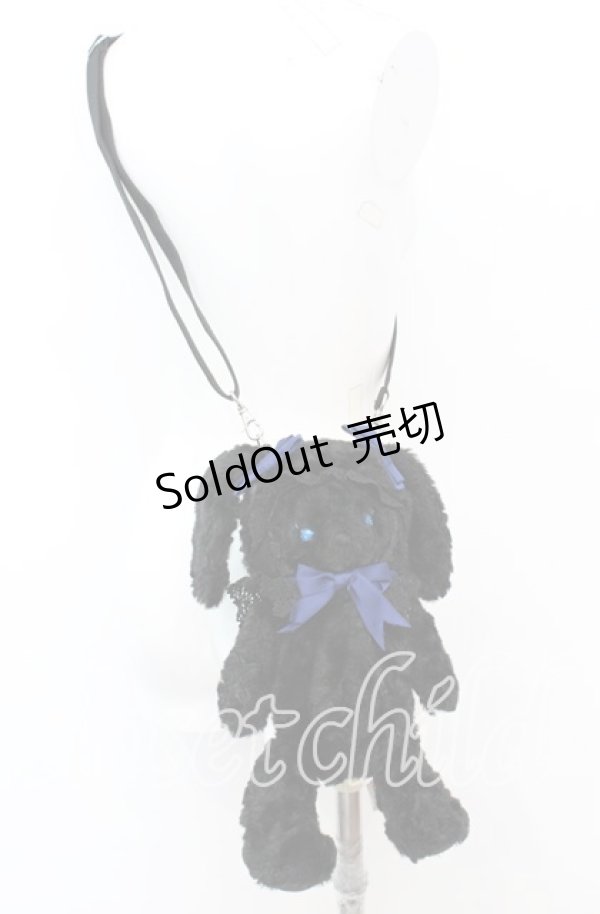 画像2: BABY,THE STARS SHINE BRIGHT / うさくみゃポシェット  クロ×ブルー O-25-10-11-1059-BA-BG-IG-OS (2)