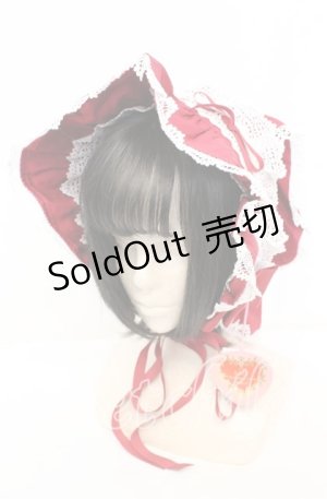 画像: BABY,THE STARS SHINE BRIGHT / うさみみボンネット  えんじ O-25-10-11-1060-BA-AC-IG-OS