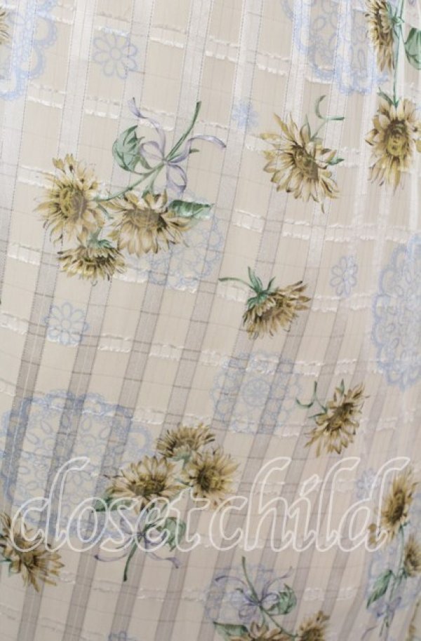 画像3: axes femme POETIQUE / ヒマワリレースロングワンピース  イエロー O-25-10-11-1013-AX-OP-IG-ZT507 (3)