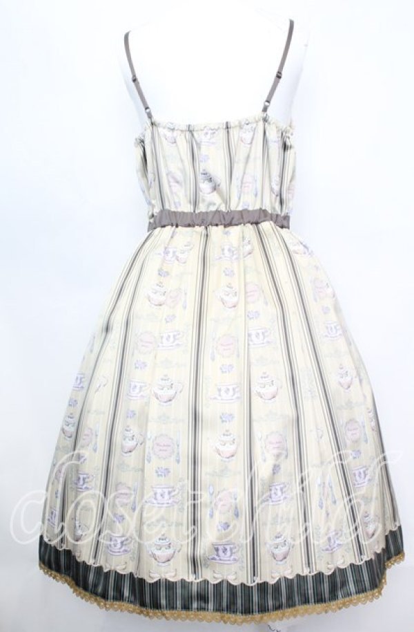 画像3: axes femme POETIQUE / アンティークカトラリーワンピース  イエロー O-25-10-11-1015-AX-OP-IG-OS (3)