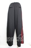 画像4: 【SALE】Candy Stripper / 【高橋愛×Candy Stripper】BRAVE DINOSAUR WIDE PANTS パンツ 2 ブラック×レッド O-25-10-11-1002-PU-PA-IG-ZT219 (4)