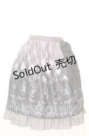画像: axes femme POETIQUE / Disney ドリームパネル柄スカート  クロ O-25-10-11-1024-AX-SK-IG-OS