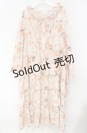 画像: PINK HOUSE / イングリッシュローズワンピース【お直しあり】  ピンク O-25-10-11-058-LO-OP-IG-OS