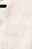 画像2: Heart E / 刺繍コットンレースブラウス  ホワイト O-25-10-11-070-LO-BL-IG-OS (2)