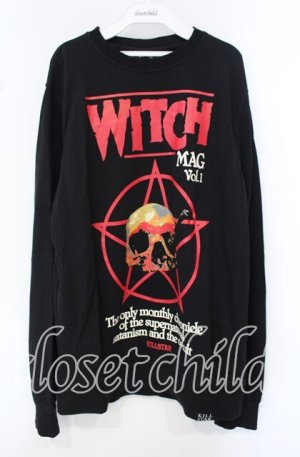 画像: KILL STAR / Witch Magazineトレーナー XL ブラック O-25-10-11-094-SL-TO-OW-OS