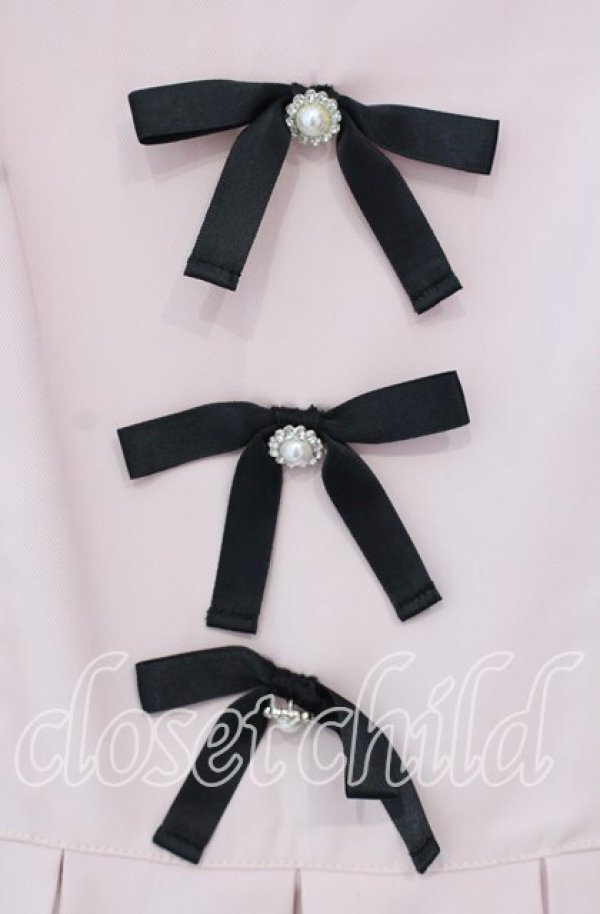 画像2: Ank Rouge / ビジューリボンジャンパースカート M ピンク O-25-10-11-096-CA-OP-OW-ZT9 (2)