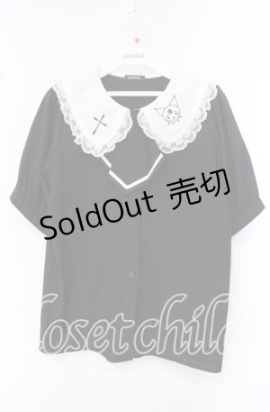 画像: majoretty / クロミブラウス M クロ O-25-10-11-102-LO-BL-OW-OS