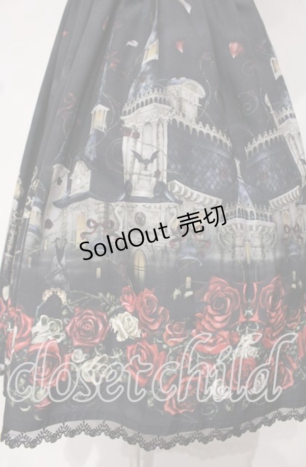 画像4: Enchantlic Enchantilly / 幻影薔薇城〜コウモリ公爵からの招待状〜ワンピース  赤い夜 O-25-10-11-007-LO-OP-IG-OS (4)