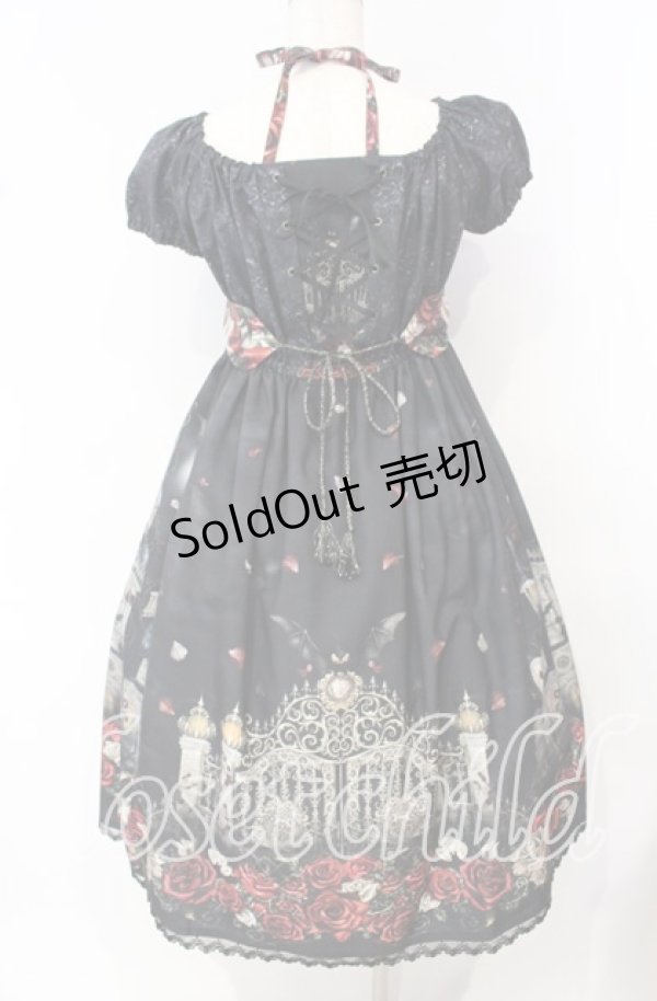画像6: Enchantlic Enchantilly / 幻影薔薇城〜コウモリ公爵からの招待状〜ワンピース  赤い夜 O-25-10-11-007-LO-OP-IG-OS (6)