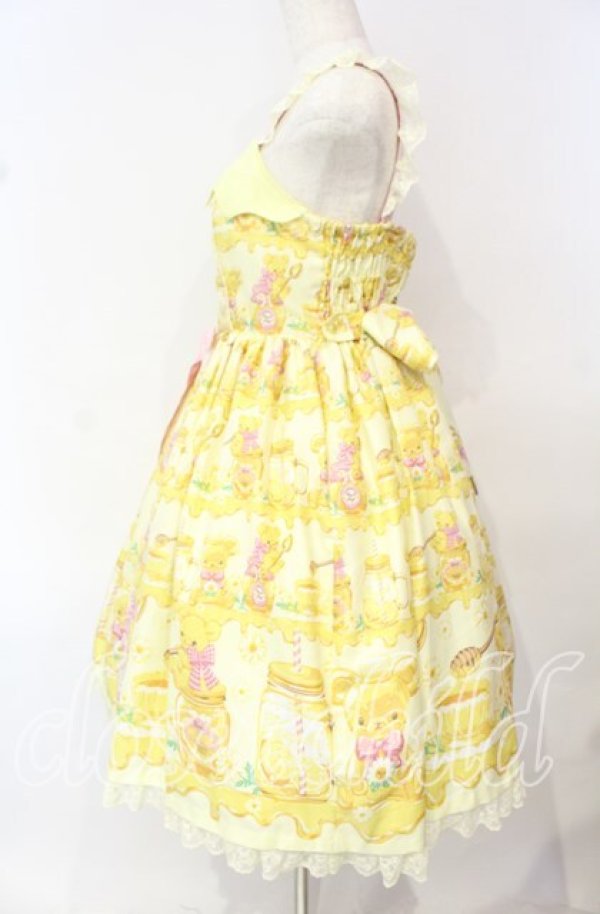 画像5: Angelic Pretty / Honey Bear's Cafeジャンパースカート  イエロー O-25-10-11-001-AP-OP-OW-OS (5)