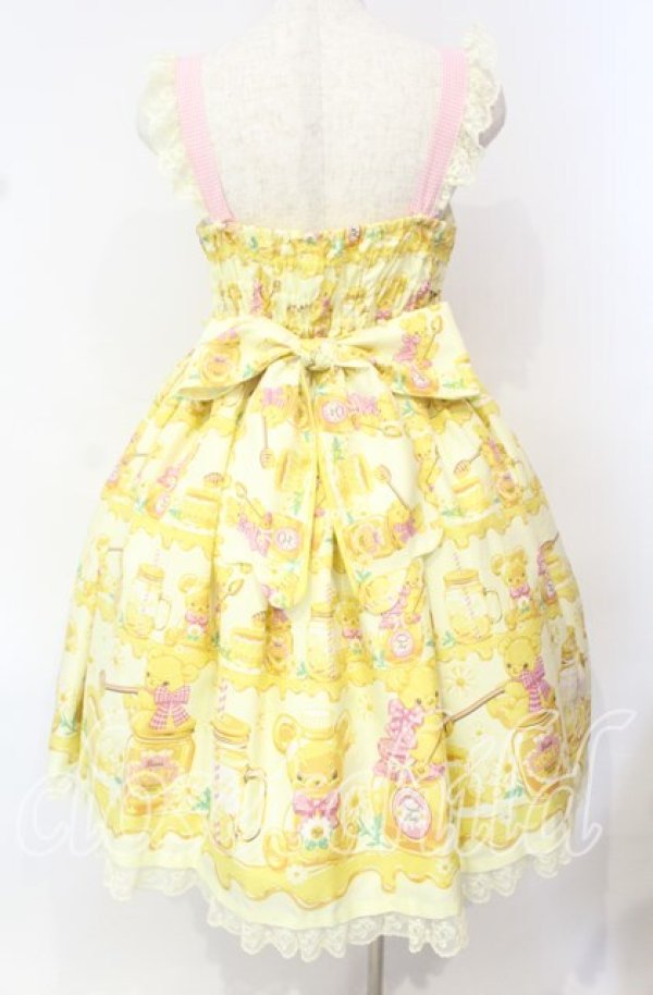 画像6: Angelic Pretty / Honey Bear's Cafeジャンパースカート  イエロー O-25-10-11-001-AP-OP-OW-OS (6)