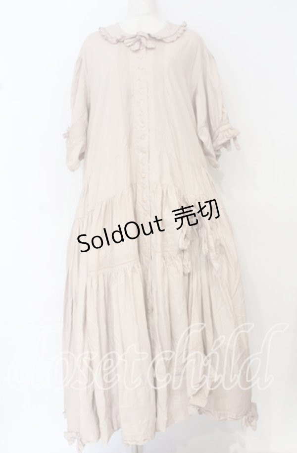 画像1: WONDERFUL WORLD / タックリボンワンピース【改造品】  ピンク O-25-10-14-036-LO-OP-IG-OS (1)