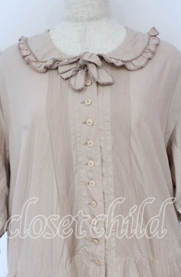 画像2: WONDERFUL WORLD / タックリボンワンピース【改造品】  ピンク O-25-10-14-036-LO-OP-IG-OS (2)