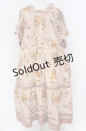 画像: PINK HOUSE / Very Berry heartワンピース【お直しあり】  ピンク O-25-10-14-038-LO-OP-IG-OS