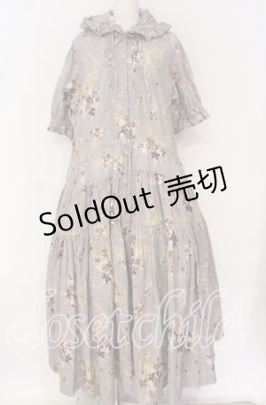画像: KANEKO ISAO / すみれ柄ワンピース【お直しあり】  ラベンダー O-25-10-14-041-EL-OP-IG-OS