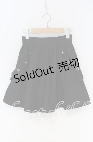 画像: Jamie エーエヌケー / ハーネスギャザースカート M クロ O-25-10-14-054-LO-SK-OW-OS
