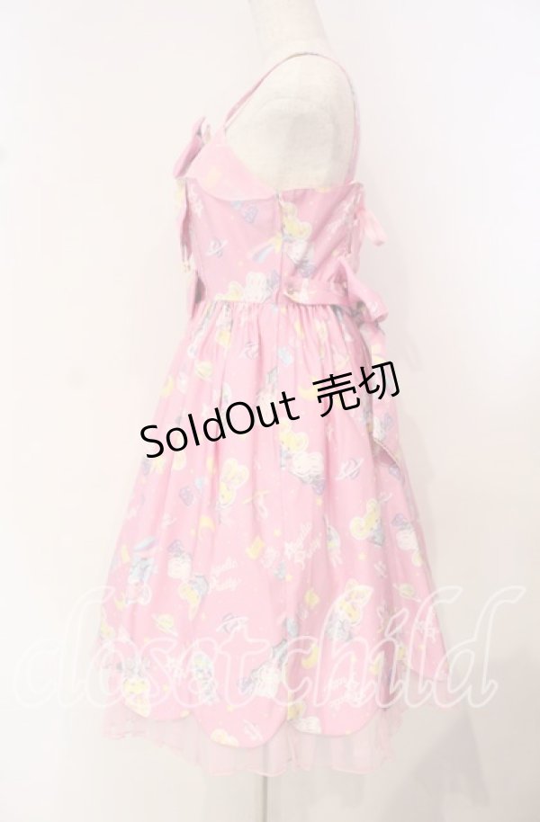 画像4: Angelic Pretty / SPACE TOYSジャンパースカート  ピンク O-25-10-14-091-AP-OP-IG-OS (4)
