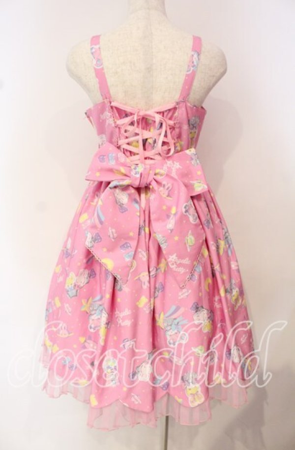 画像5: Angelic Pretty / SPACE TOYSジャンパースカート  ピンク O-25-10-14-091-AP-OP-IG-OS (5)