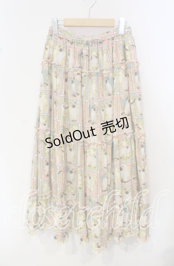 画像1: alcali / シャムカドレptフリルギャザースカート  ピンク O-25-10-14-100-LO-SK-OW-OS (1)