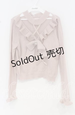 画像: Lovely Tency / alcムナモトアキニット S ピンク O-25-10-14-012-LO-TO-OW-OS