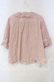 画像3: PINK HOUSE / はしごレース&サテンリボン使いローンブラウス  ピンク O-25-10-14-118-LO-BL-OW-OS (3)