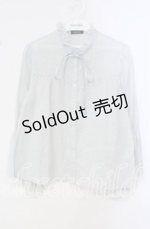 画像: MILK / ロザリーブラウス  ブルー O-25-10-14-125-ML-BL-OW-OS