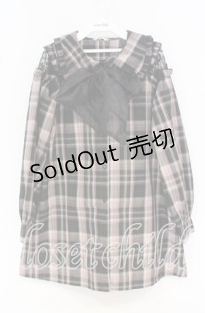 画像: Majoretty / まきちゃんコラボ ワンピース M ピンク×クロ O-25-10-14-015-LO-OP-OW-OS