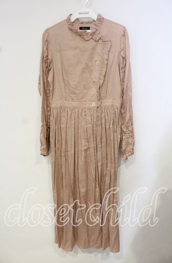 画像1: MILK / ティアナドレス  ベージュピンク O-25-10-14-132-ML-OP-OW-OS (1)