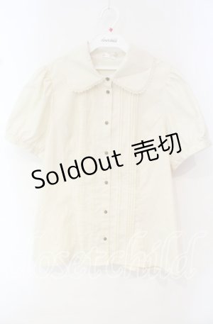 画像: Kurumi Collaboration / マリンアカデミアブラウス 3L アイボリー O-25-10-14-144-LO-BL-OW-OS