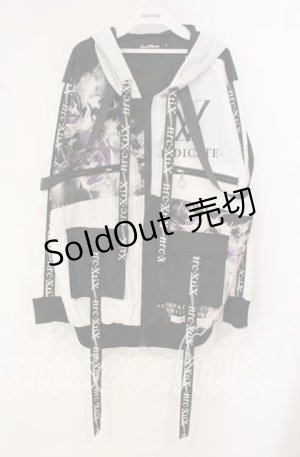 画像: SEX POT ReVeNGe / DEDICATE NYLON マウンテン パーカ M ホワイト×ブラック O-25-10-14-152-SP-CO-OW-OS