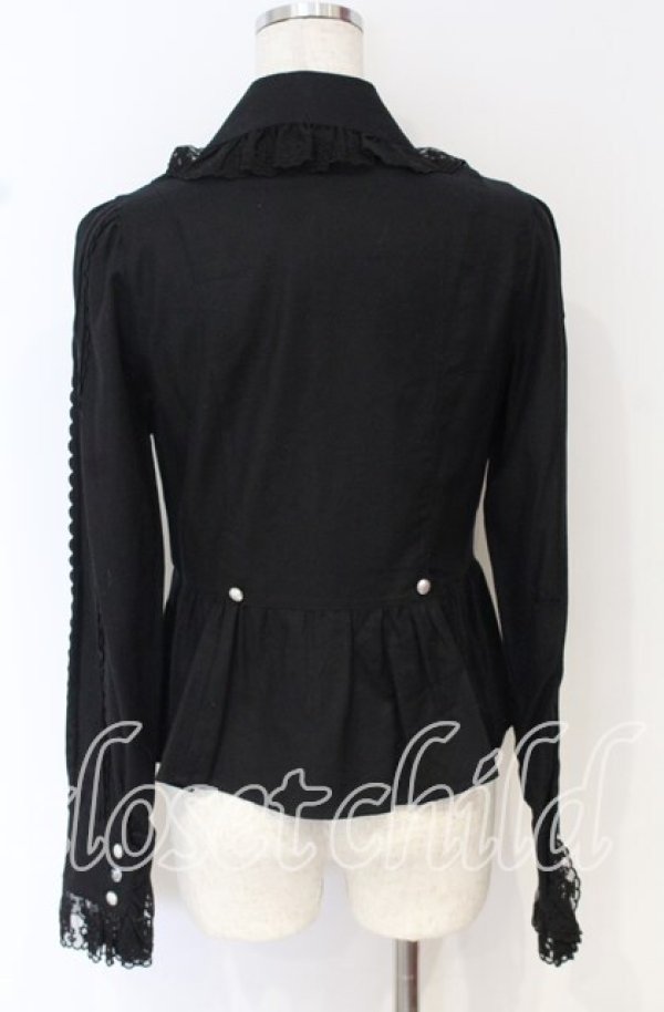 画像4: Angelic Pretty / 宝石ブラウス（2024）  クロ O-25-10-14-019-AP-BL-IG-OS (4)