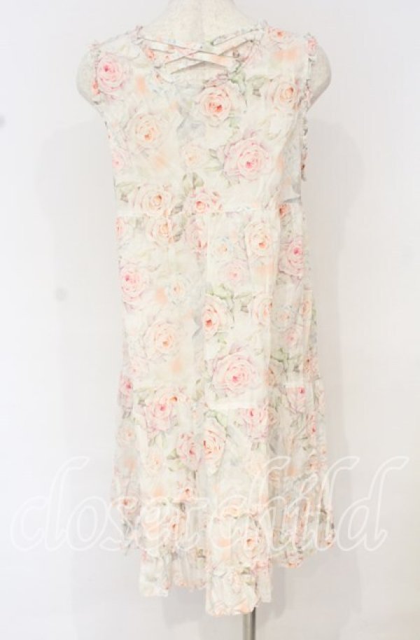 画像2: PINK HOUSE / シャビーローズ チュニック  オフ×パステル O-25-10-14-021-LO-OP-IG-ZT395 (2)