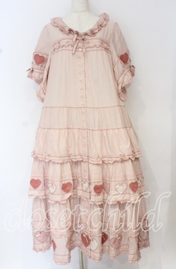 画像1: PINK HOUSE / 店舗限定ワンピース【お直しあり】  ピンク O-25-10-14-035-LO-OP-IG-OS (1)