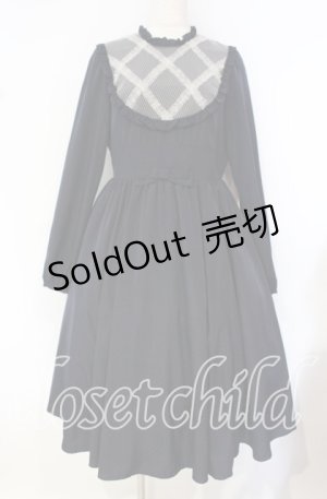 画像: Emily Temple cute / チュールフリルワンピース  ダークネイビー O-25-10-16-026-ET-OP-OW-OS