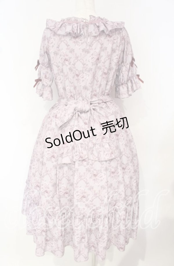 画像4: axes femme Kawaii / クラシックローズワンピース M ラベンダー O-25-10-16-003-AX-OP-YM-OS (4)