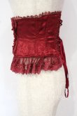 画像3: ATELIER PIERROT / Frill Short Corset コルセット  ワイン O-25-10-16-041-EL-TO-IG-OS (3)
